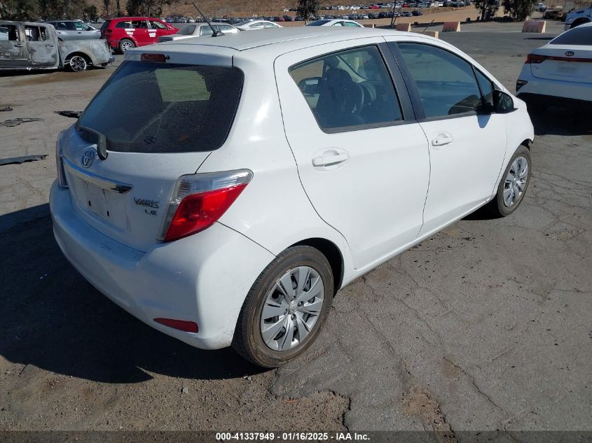 VIN JTDKTUD34DD554507 2013 Toyota Yaris, LE no.4