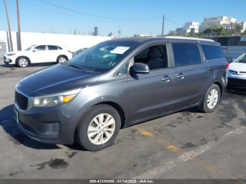 VIN KNDMB5C13G6101070 2016 KIA SEDONA no.2