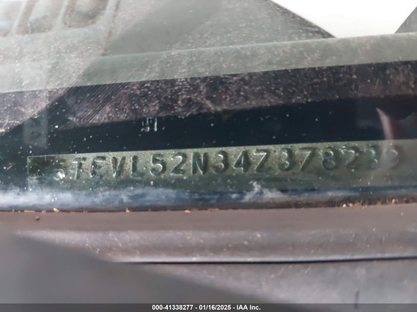 2004 Toyota Tacoma VIN: 5TEVL52N34Z378239 Lot: 41338277