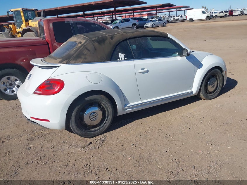 Vin: 3vw517at6fm812927, lot: 41828817, volkswagen beetle 1.8t 20154