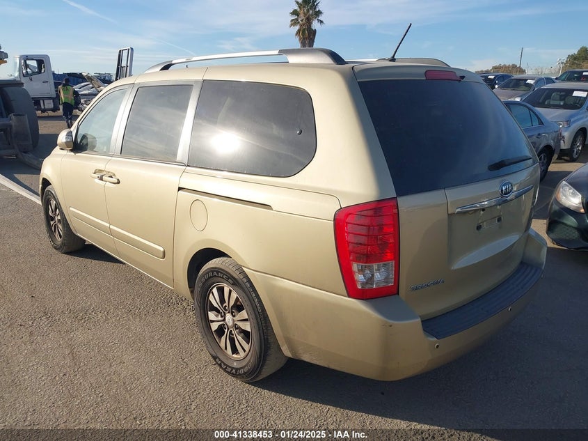 Vin: kndmg4c75b6387030, lot: 41828879, kia sedona lx 20113