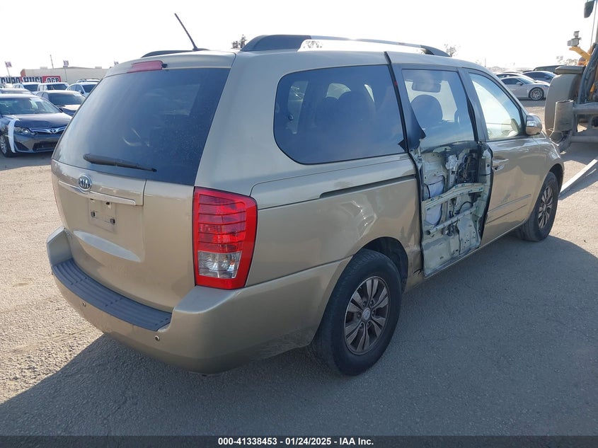 Vin: kndmg4c75b6387030, lot: 41828879, kia sedona lx 20114