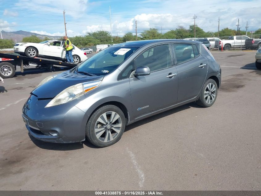 VIN 1N4AZ0CP3FC316444 2015 Nissan Leaf, SV no.2