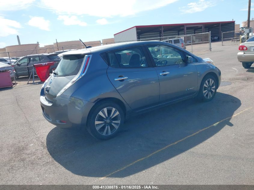 VIN 1N4AZ0CP3FC316444 2015 Nissan Leaf, SV no.4