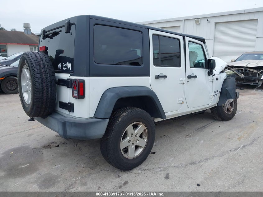 2016 JEEP WRANGLER UNLIMITED SPORT - 1C4BJWDG0GL304180