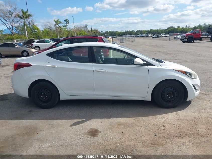 VIN 5NPDH4AE0GH769347 2016 Hyundai Elantra, SE no.13