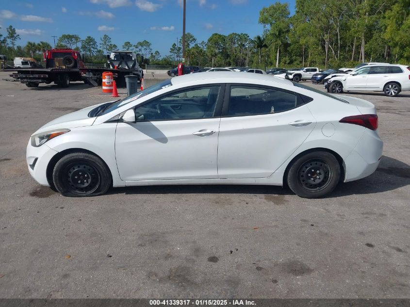 VIN 5NPDH4AE0GH769347 2016 Hyundai Elantra, SE no.14