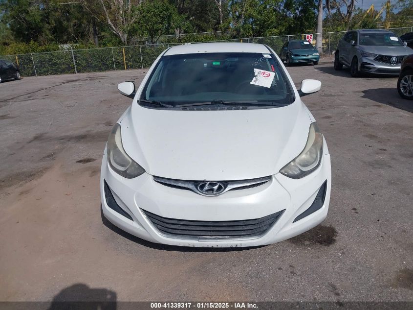 VIN 5NPDH4AE0GH769347 2016 Hyundai Elantra, SE no.6