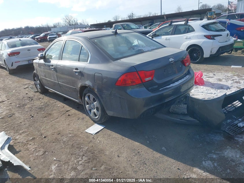 2009 KIA OPTIMA VIN: KNAGE228X95283163