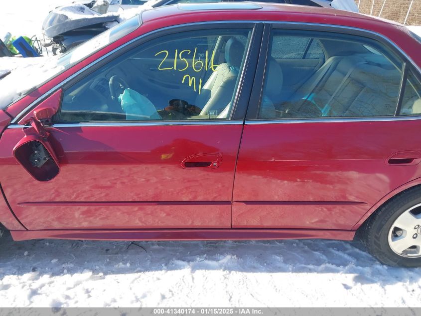 2001 Honda Accord 3.0 Ex VIN: 1HGCG165X1A079515 Lot: 41340174