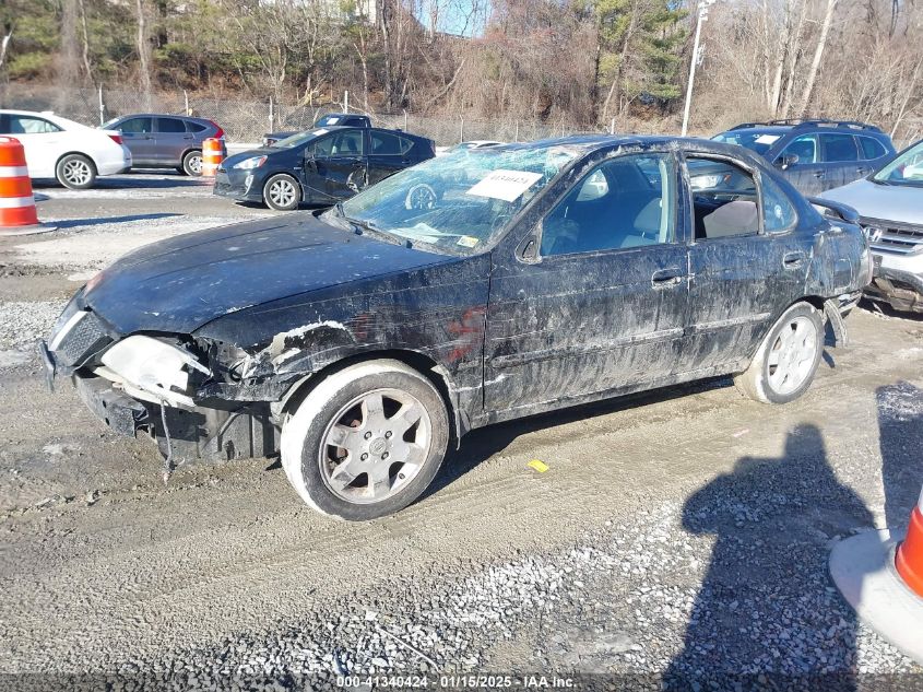 2006 Nissan Sentra 1.8S black sedan gasoline 3N1CB51D56L582617 photo #3