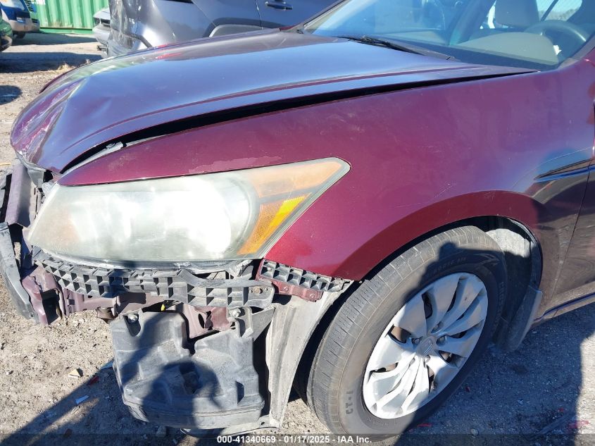 2009 Honda Accord 2.4 Lx VIN: 1HGCP263X9A161762 Lot: 41340669