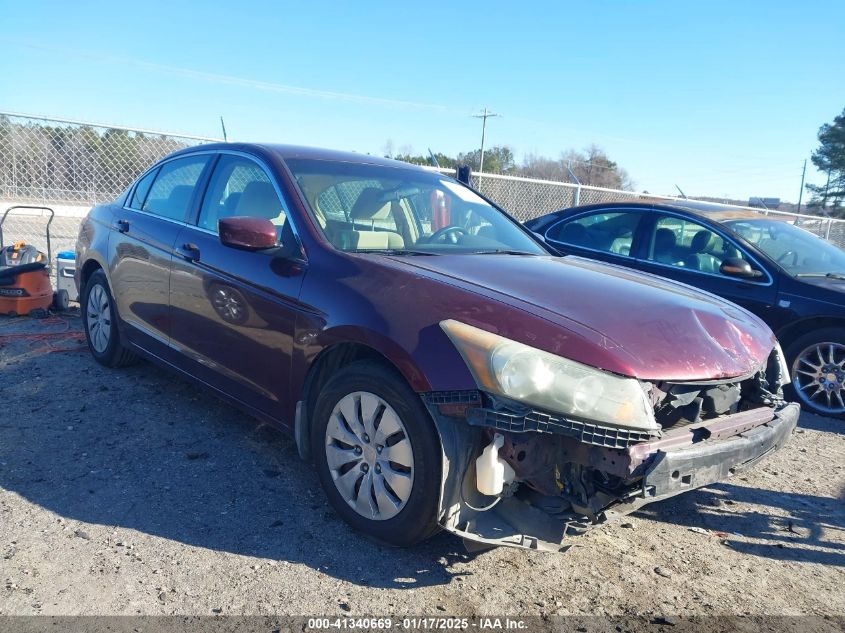 2009 Honda Accord 2.4 Lx