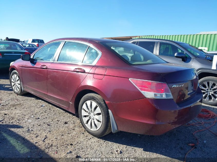 2009 Honda Accord 2.4 Lx