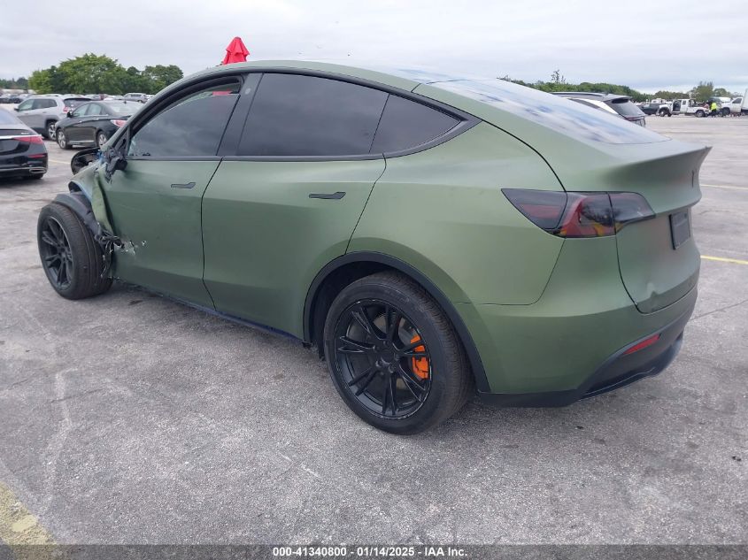 VIN 5YJYGDEE2MF298956 2021 TESLA MODEL Y no.3