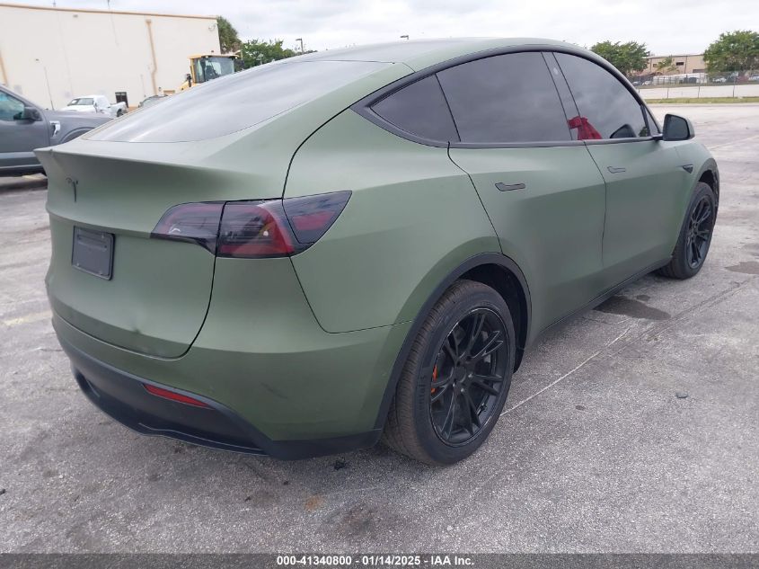 VIN 5YJYGDEE2MF298956 2021 TESLA MODEL Y no.4