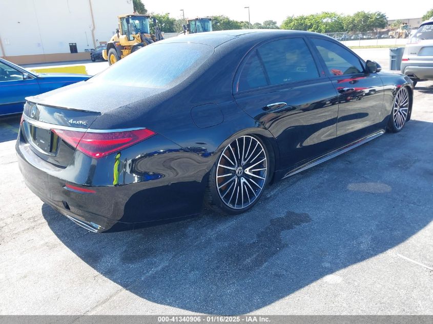 VIN W1K6G7GB6PA210974 2023 MERCEDES-BENZ S 580 no.4