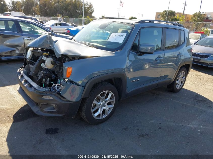 VIN ZACCJABB8JPH35240 2018 JEEP RENEGADE no.2