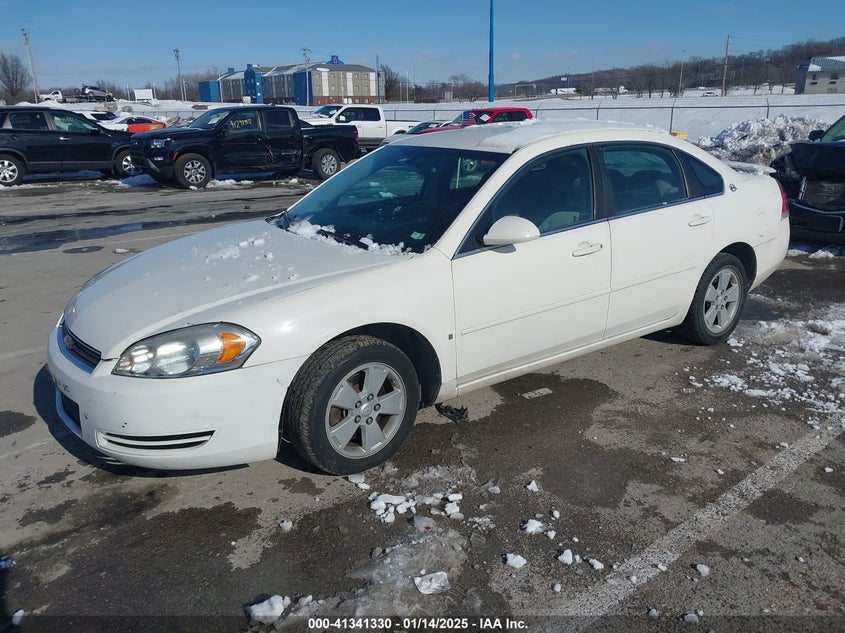 2008 CHEVROLET IMPALA VIN: 2G1WT55N589206122