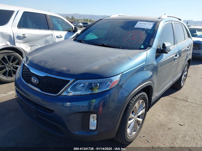 VIN 5XYKUDA76EG490591 2014 KIA SORENTO no.2