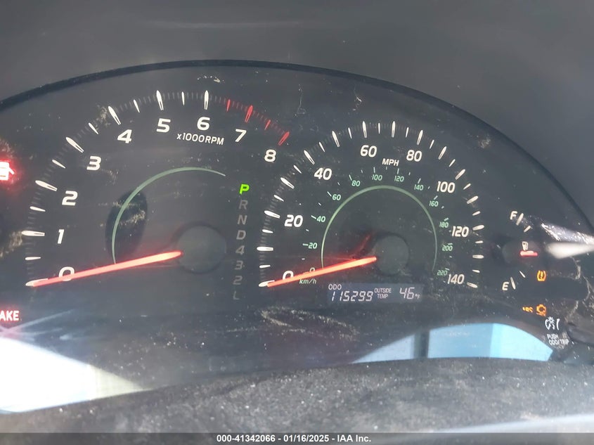 2008 TOYOTA CAMRY VIN: 4T1BE46K28U224641