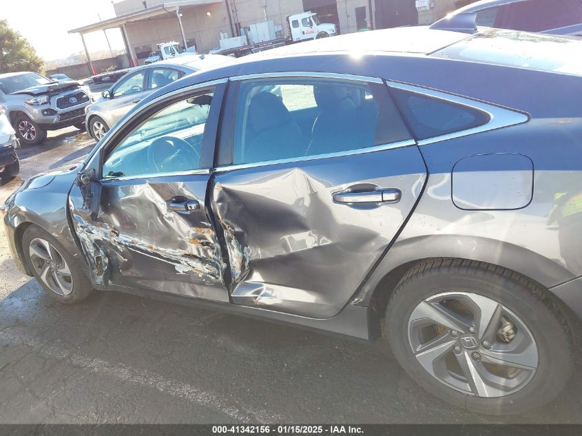 2019 Honda Insight Ex VIN: 19XZE4F58KE022180 Lot: 41342156