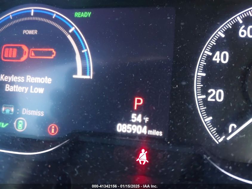 2019 Honda Insight Ex VIN: 19XZE4F58KE022180 Lot: 41342156