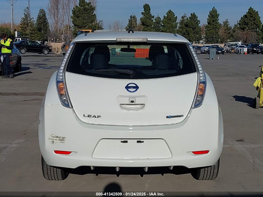 2015 Nissan Leaf S VIN: 1N4AZ0CP6FC305115 Lot: 41342509
