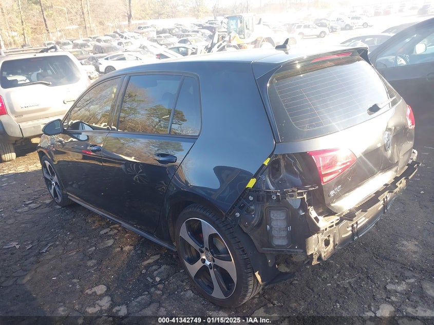 2017 VOLKSWAGEN GOLF GTI AUTOBAHN 4-DOOR/S 4-DOOR/SE 4-DOOR/SPORT 4-DOOR - 3VW4T7AU9HM034897