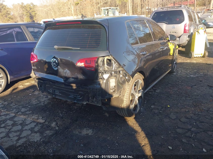 2017 VOLKSWAGEN GOLF GTI AUTOBAHN 4-DOOR/S 4-DOOR/SE 4-DOOR/SPORT 4-DOOR - 3VW4T7AU9HM034897