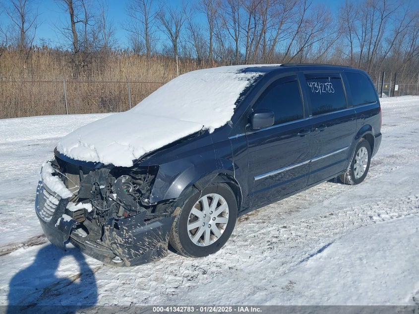 Vin: 2c4rc1bg2er217495, lot: 41833217, chrysler town & country touring 20142