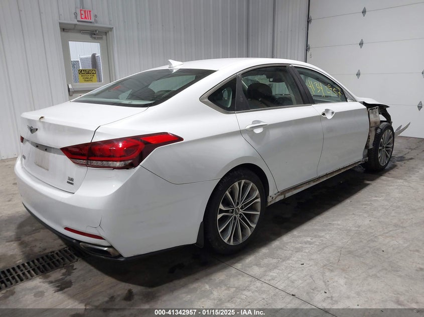 2017 GENESIS G80 VIN: KMHGN4JE4HU204253