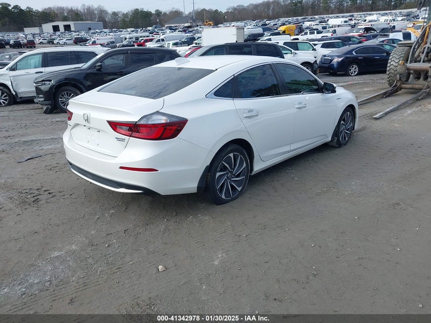 Vin: 19xze4f99ke013541, lot: 41833412, honda insight touring 20194