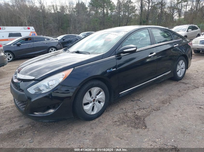 VIN KMHEC4A46DA078509 2013 HYUNDAI SONATA HYBRID no.2