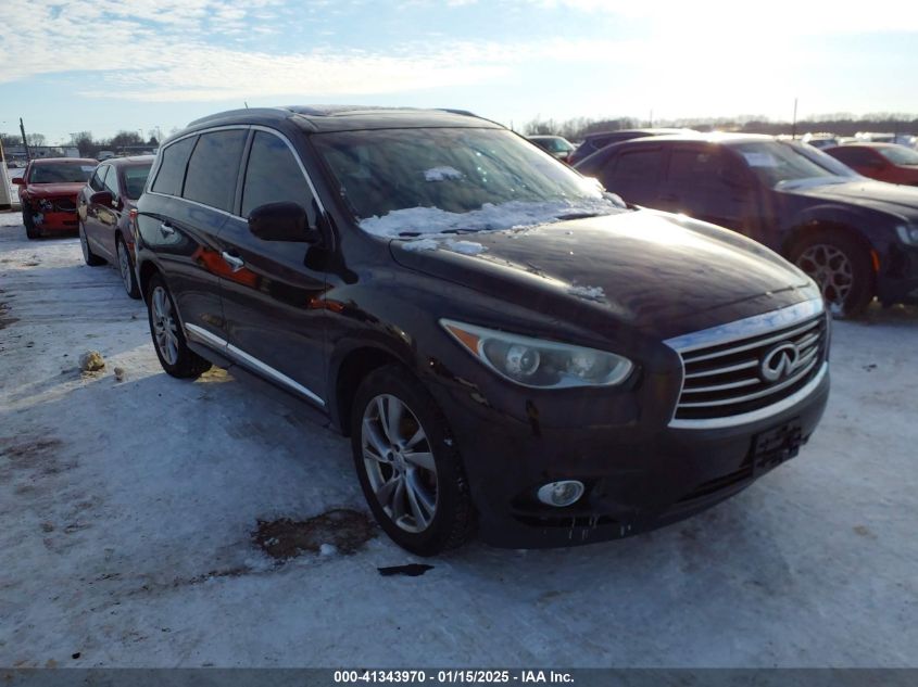 VIN 5N1AL0MNXDC337745 2013 Infiniti JX35 no.1