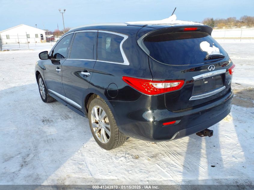 VIN 5N1AL0MNXDC337745 2013 Infiniti JX35 no.3