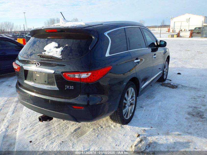 VIN 5N1AL0MNXDC337745 2013 Infiniti JX35 no.4