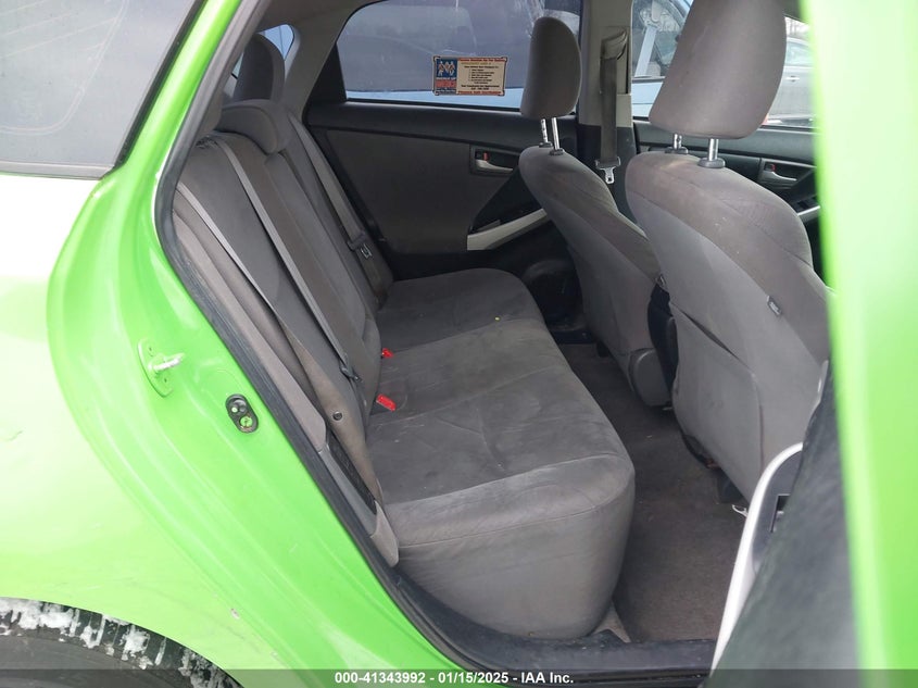 2013 TOYOTA PRIUS VIN: JTDKN3DUXD5616550
