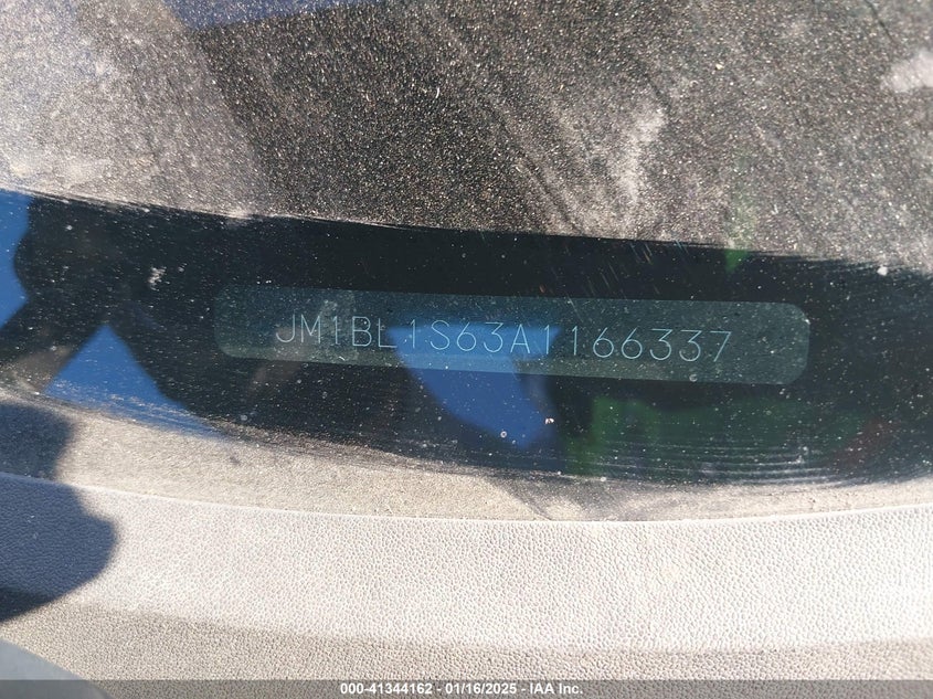 2010 MAZDA MAZDA3 VIN: JM1BL1S63A1166337