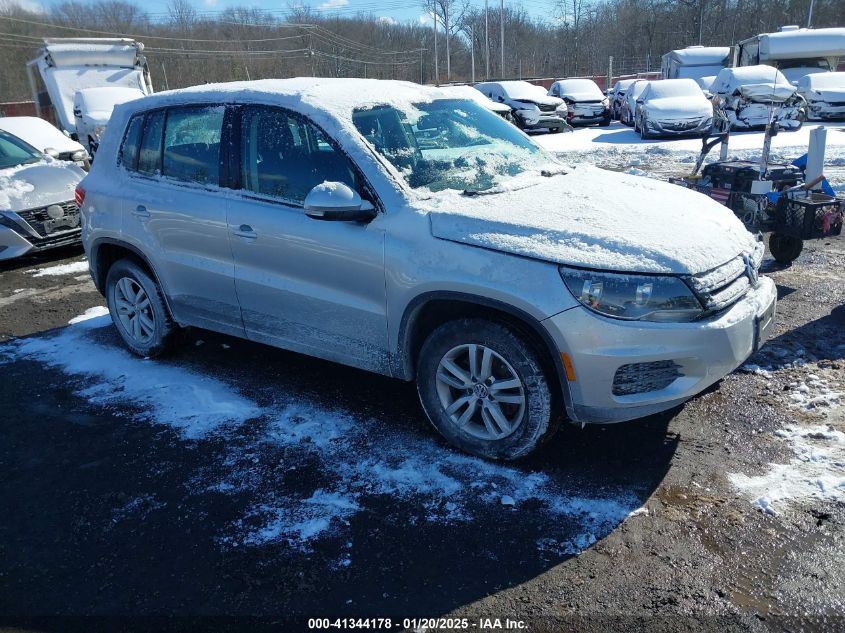 2013 VOLKSWAGEN TIGUAN S - WVGBV7AX7DW503036