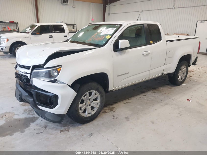 2022 Chevrolet Colorado 2Wd Long Box Lt, Front End, IAAI, VIN 1GCHSCEA7N1121626 — photo 2