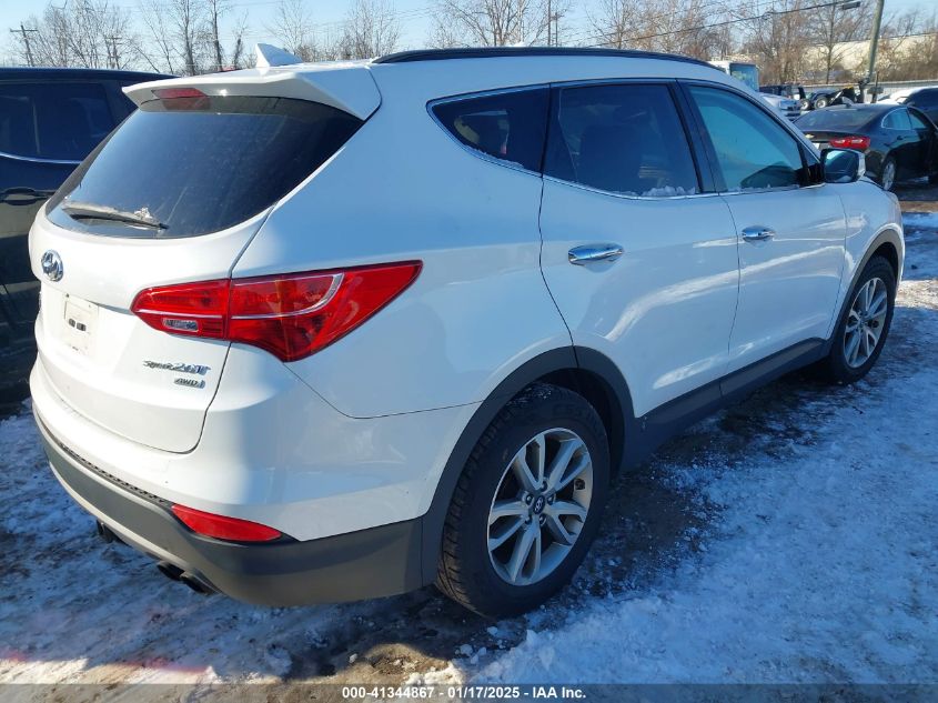 VIN 5XYZUDLAXFG283260 2015 Hyundai Santa Fe, Sport... no.4