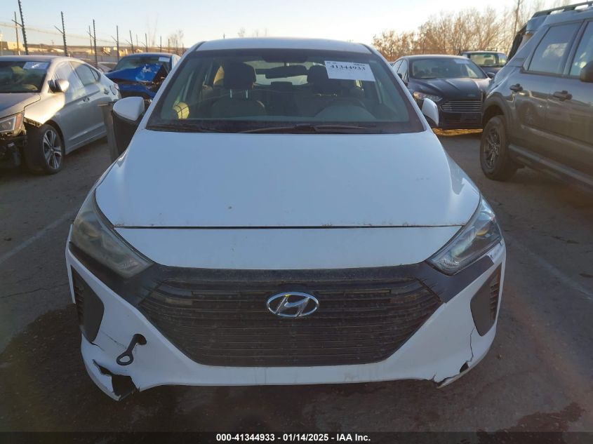 VIN KMHC65LC8JU077560 2018 Hyundai Ioniq, Hybrid Blue no.12