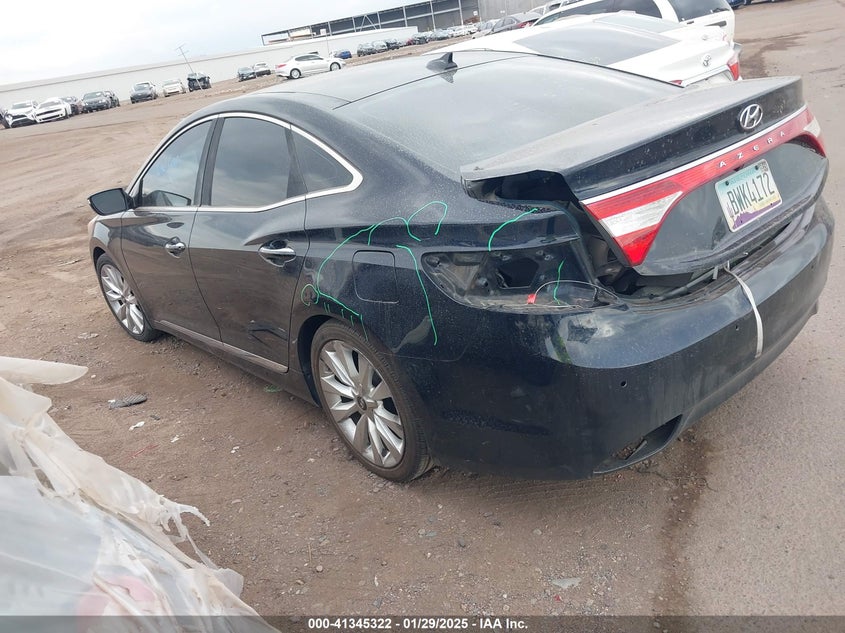 Vin: kmhfh4jg8da221167, lot: 41835756, hyundai azera 20133