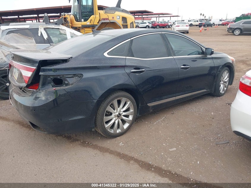 Vin: kmhfh4jg8da221167, lot: 41835756, hyundai azera 20134