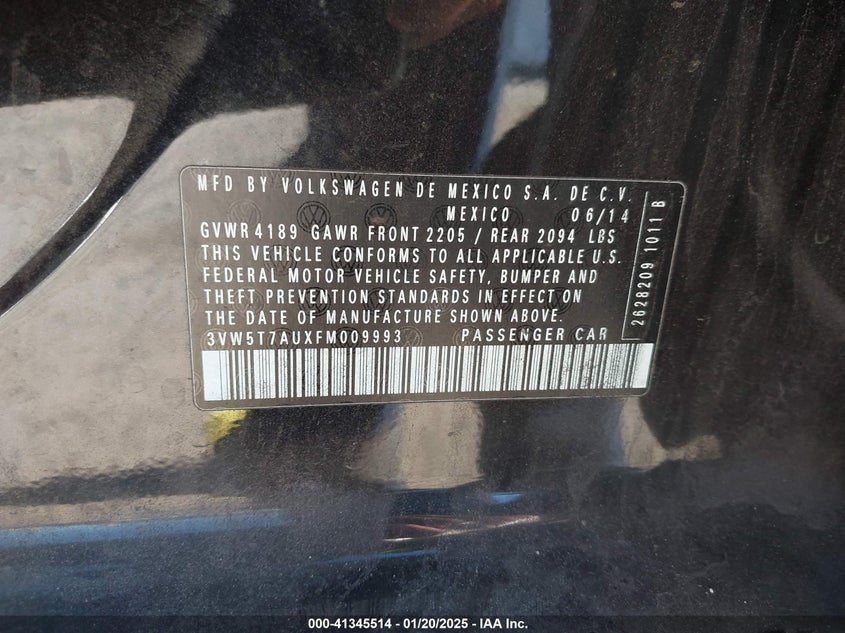 2015 VOLKSWAGEN GOLF GTI 2.0T SE 4-DOOR - 3VW5T7AUXFM009993