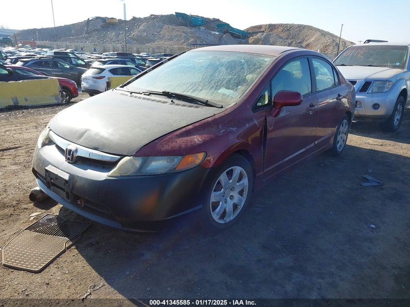 2007 HONDA CIVIC VIN: 1HGFA16527L087281