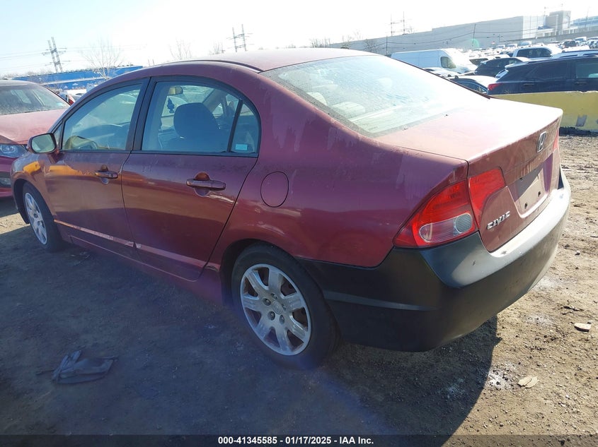 2007 HONDA CIVIC VIN: 1HGFA16527L087281