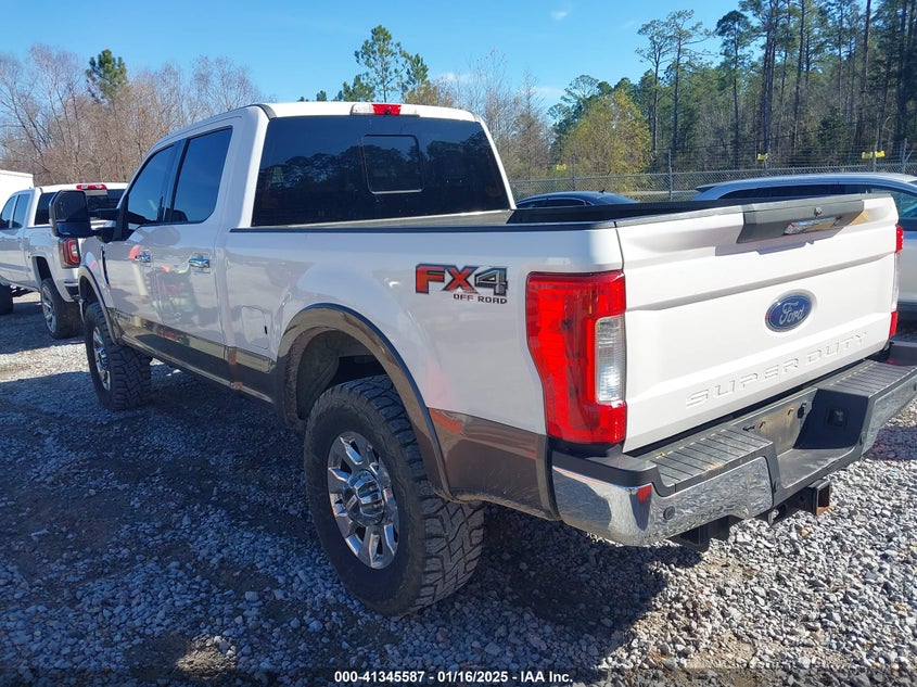 2017 FORD F-250 LARIAT - 1FT7W2BT8HEC28519