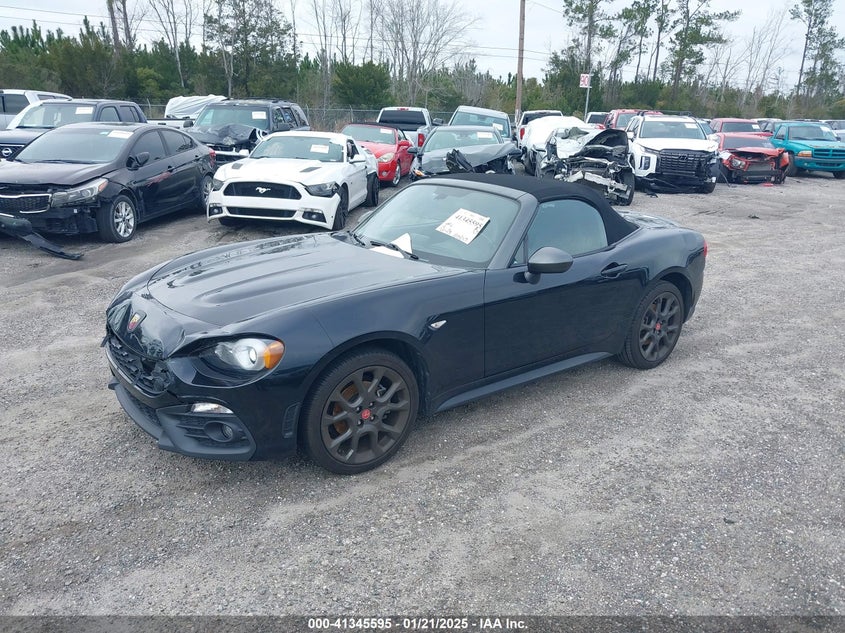 Vin: jc1nfaek3h0125670, lot: 41836029, fiat 124 spider elaborazione abarth 20172
